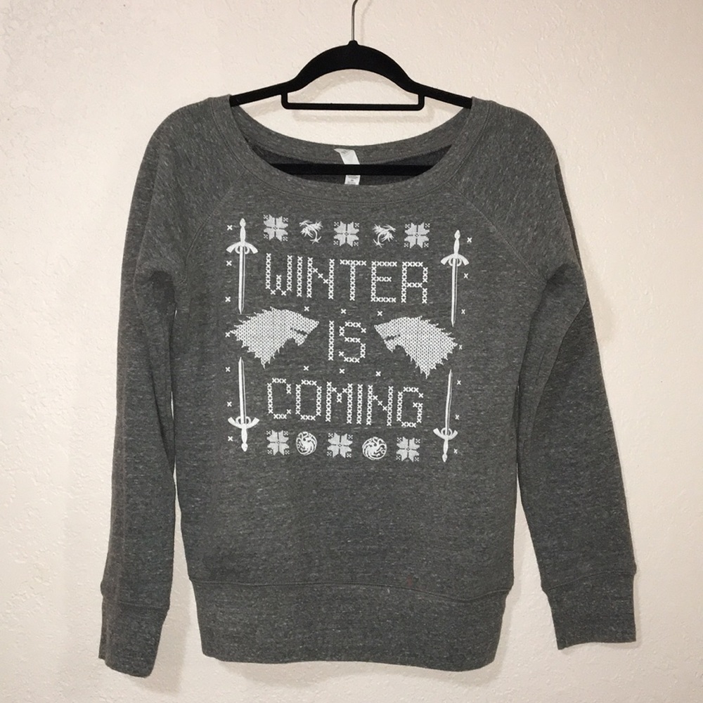 Game of Thrones “Winter is Coming” sweatshirt
